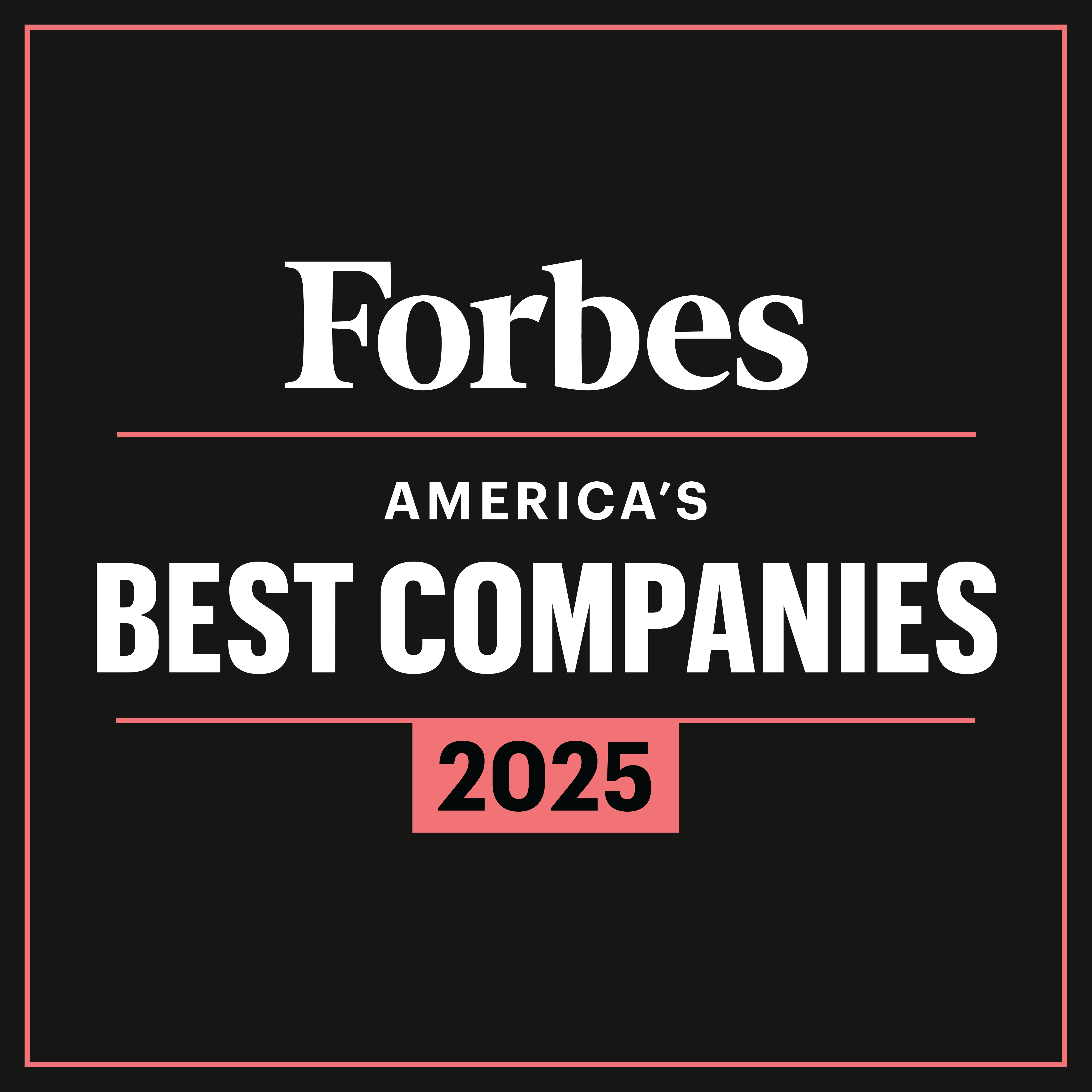 Forbes America's Best Companies 2025 logo