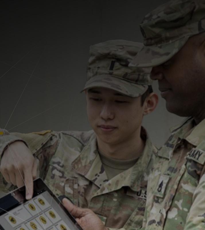 Soldiers using IPPS-A