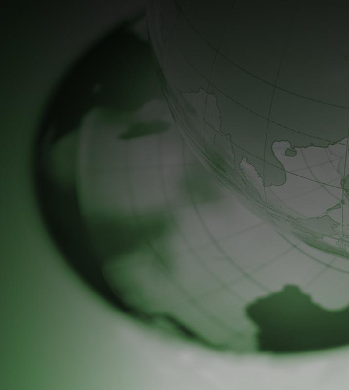 Map and globe of South Korea