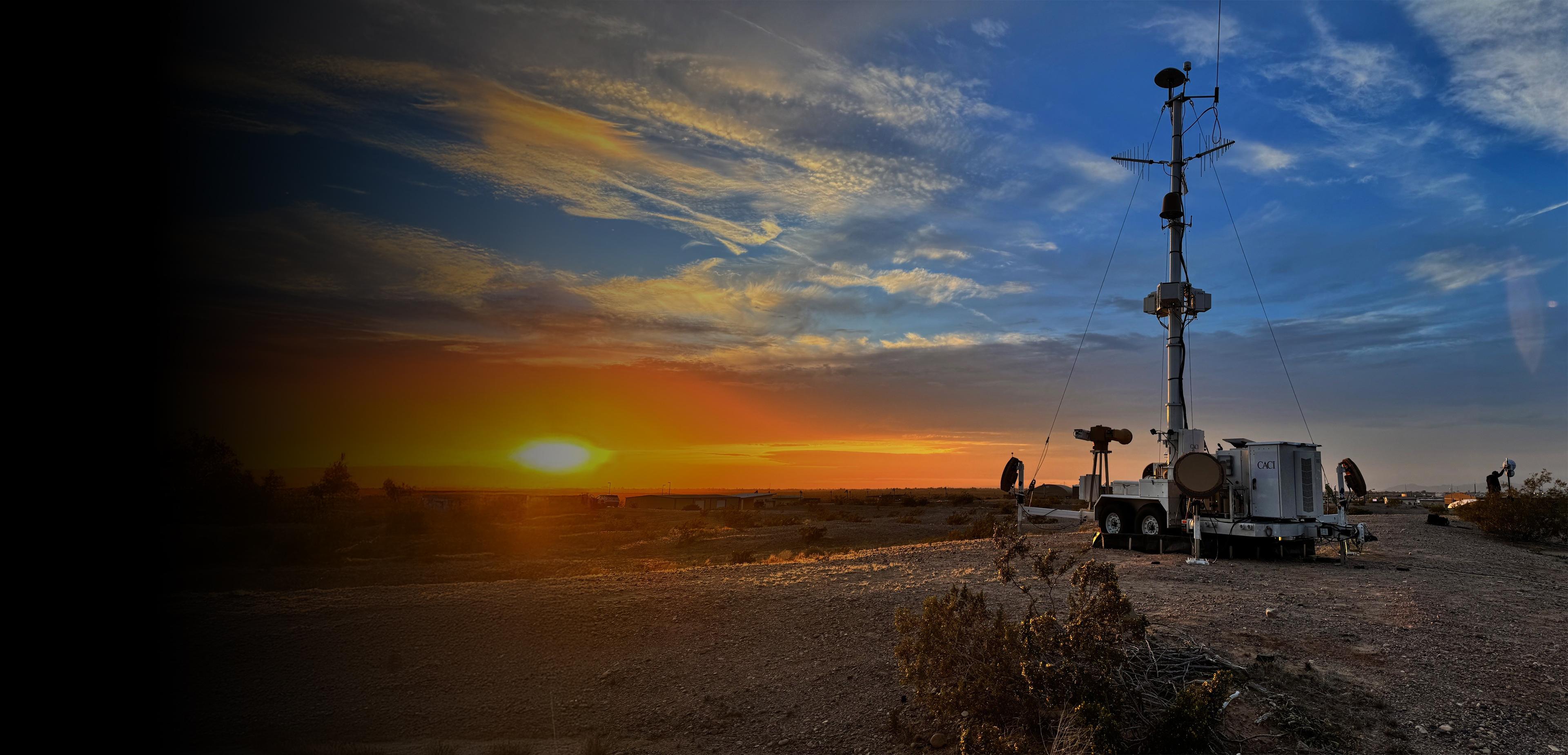 CACI's Merlin against a desert backdrop