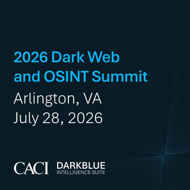 2026 Dark Web and OSINT Summit event card